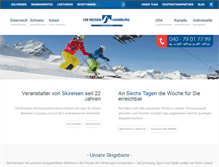 Tablet Screenshot of cm-skireisen.de